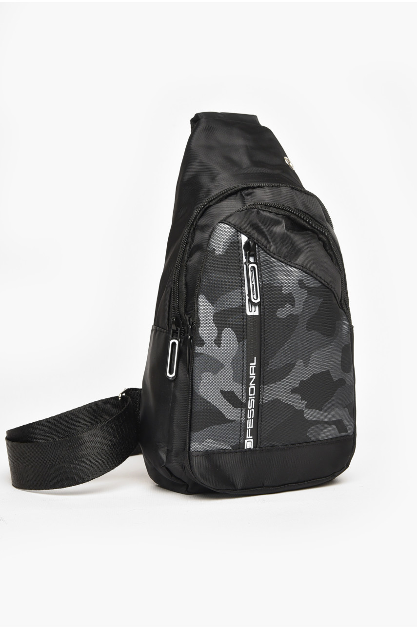 Бананка чоловіча текстильна чорного кольору 212786