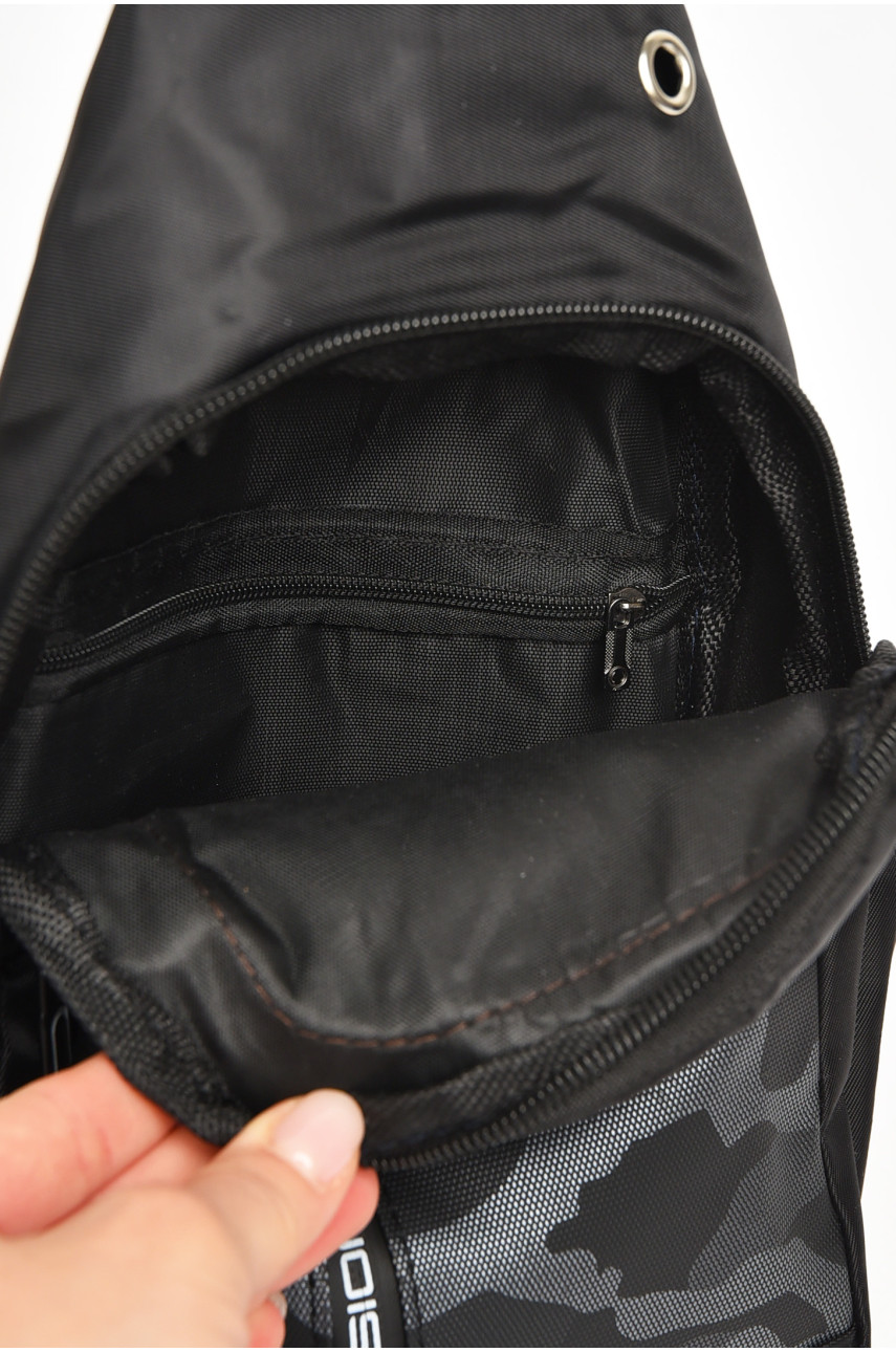 Бананка чоловіча текстильна чорного кольору 212786