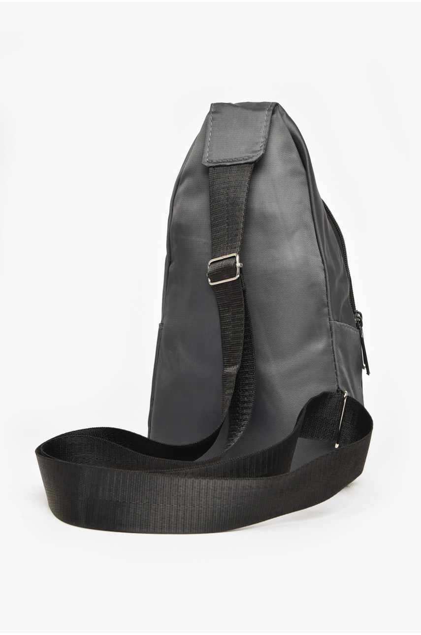 Бананка чоловіча текстильна темно-сірого кольору 212788