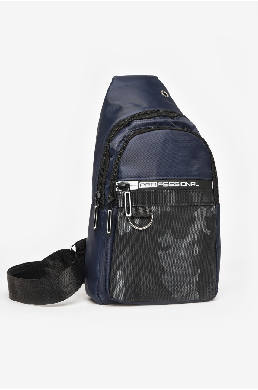 Бананка чоловіча текстильна темно-синього кольору 7038 212790