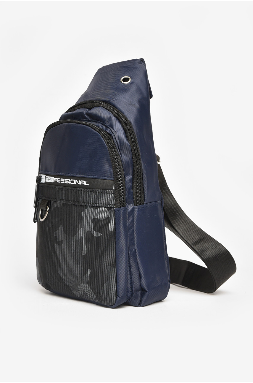 Бананка чоловіча текстильна темно-синього кольору 7038 212790