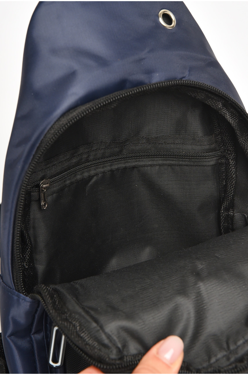 Бананка чоловіча текстильна темно-синього кольору 7038 212790