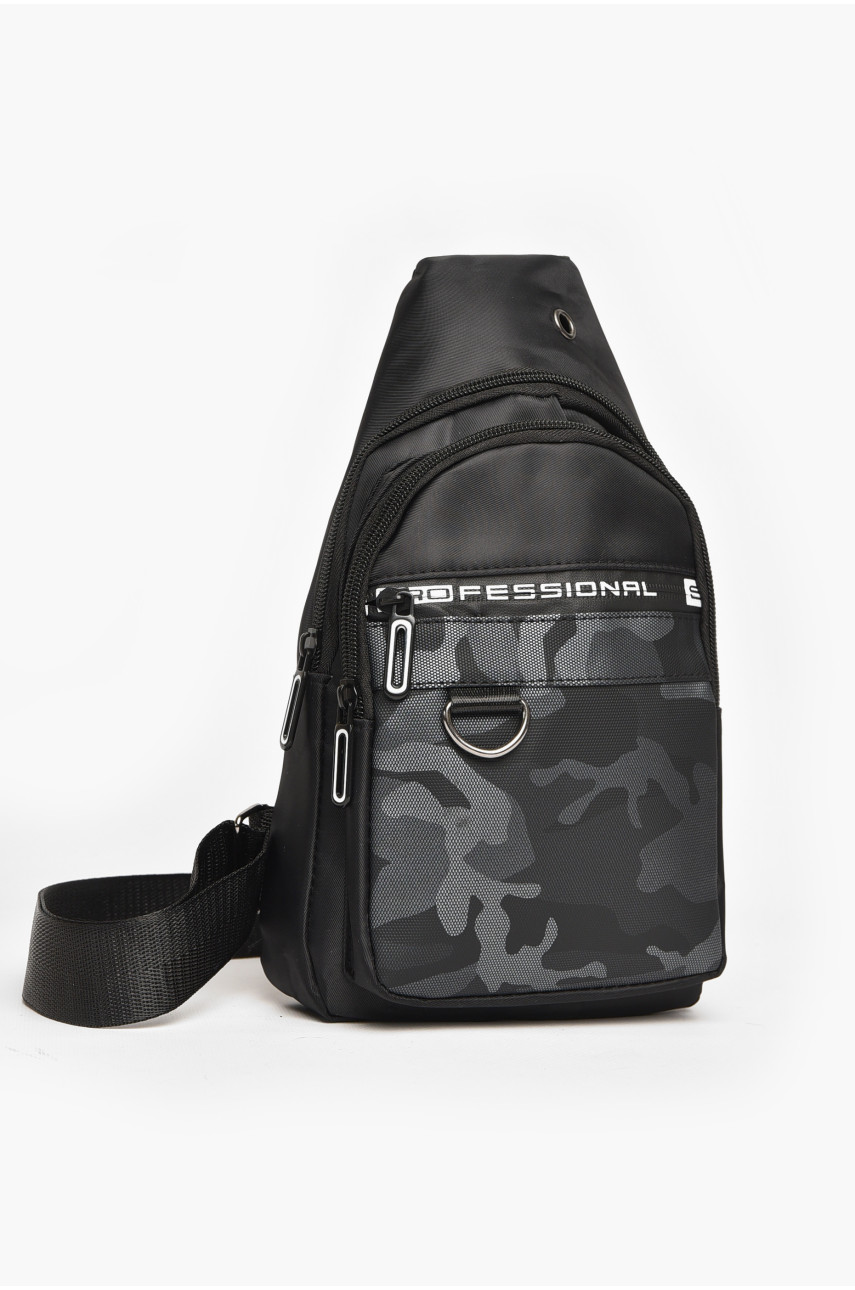 Бананка чоловіча текстильна чорного кольору 7038 212791