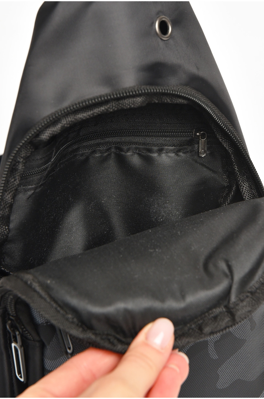 Бананка чоловіча текстильна чорного кольору 7038 212791