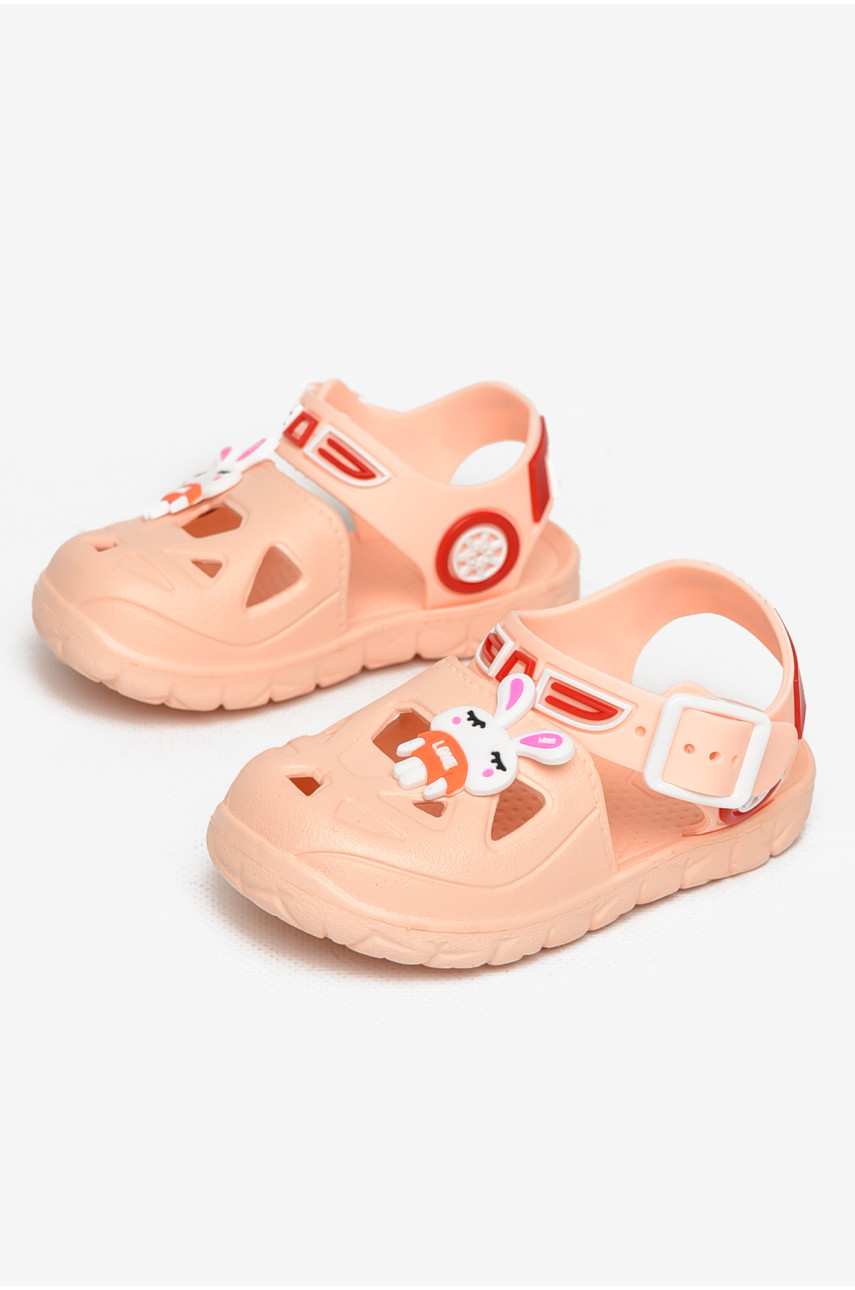 Сандали детские пена для девочки персикового цвета 51-247 212793
