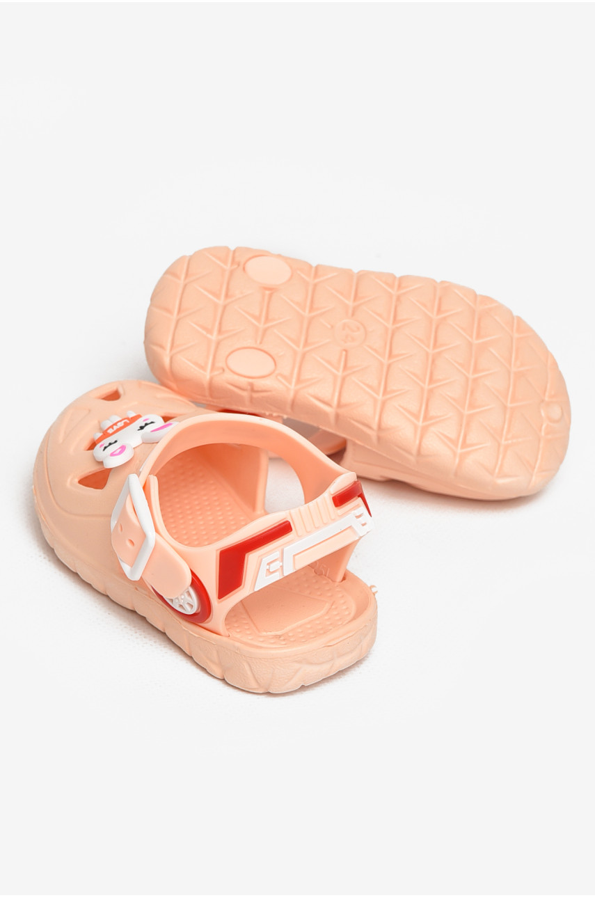 Сандали детские пена для девочки персикового цвета 51-247 212793