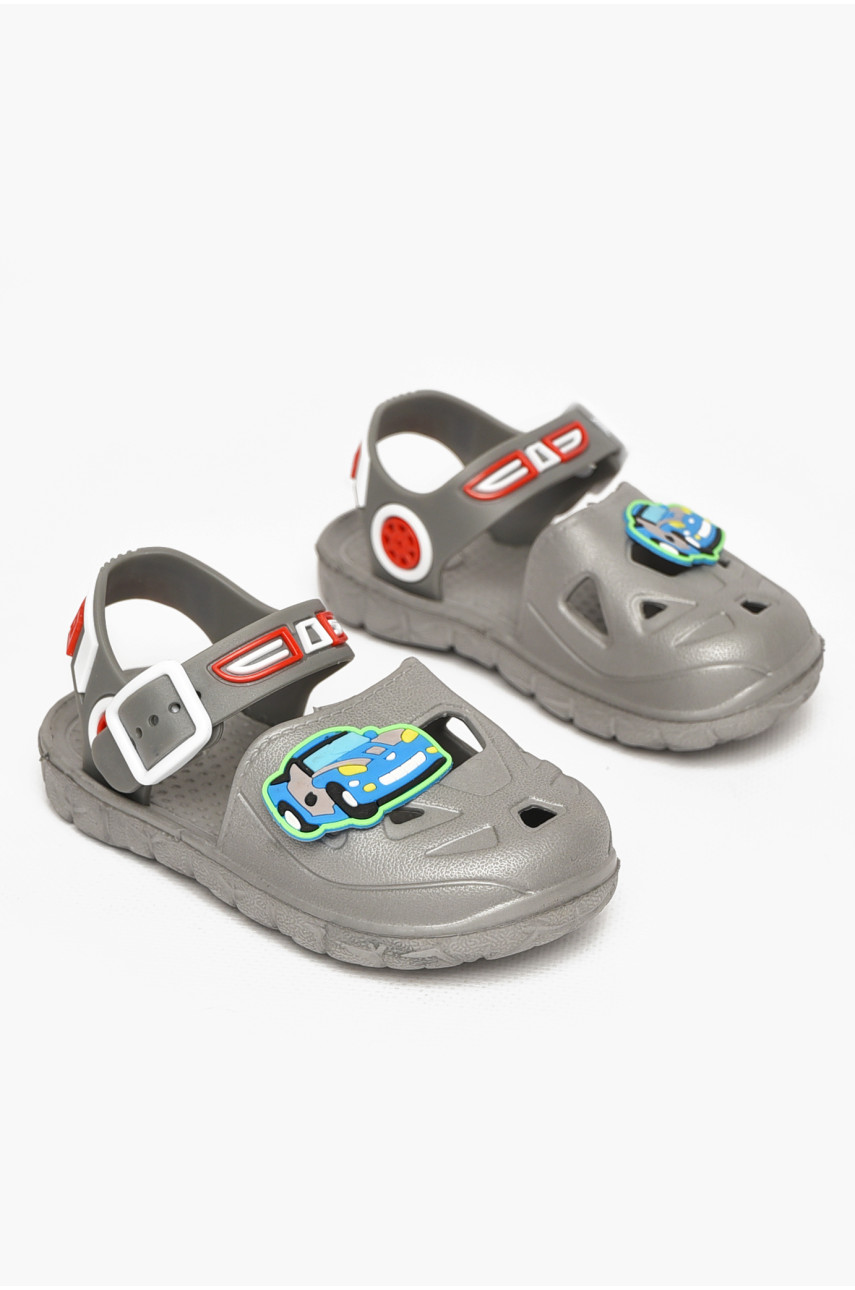 Сандали детские пена для мальчика серого цвета 51-183 212795