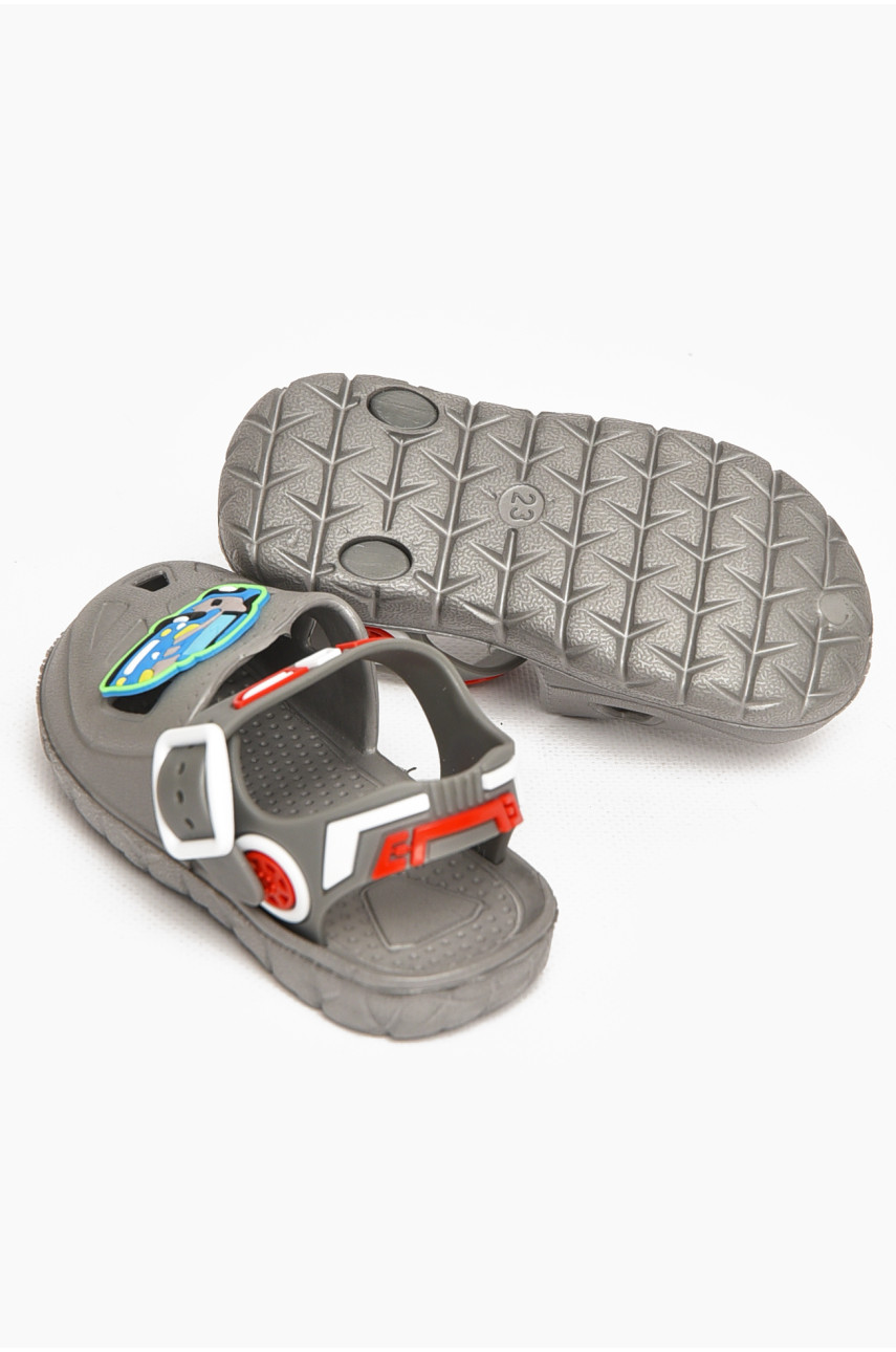 Сандали детские пена для мальчика серого цвета 51-183 212795