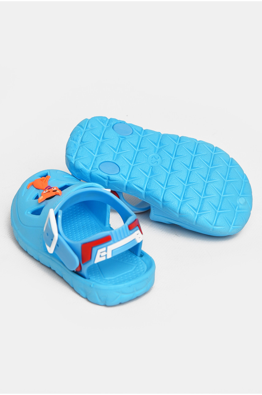 Сандали детские пена для мальчика голубого цвета 51-253 212797