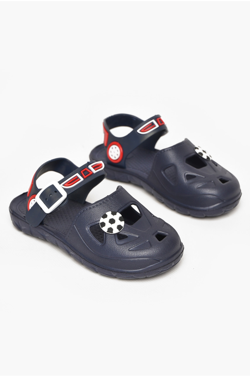 Сандали детские пена для мальчика темно-синего цвета 51-242 212799