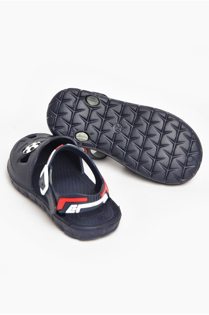Сандали детские пена для мальчика темно-синего цвета 51-242 212799