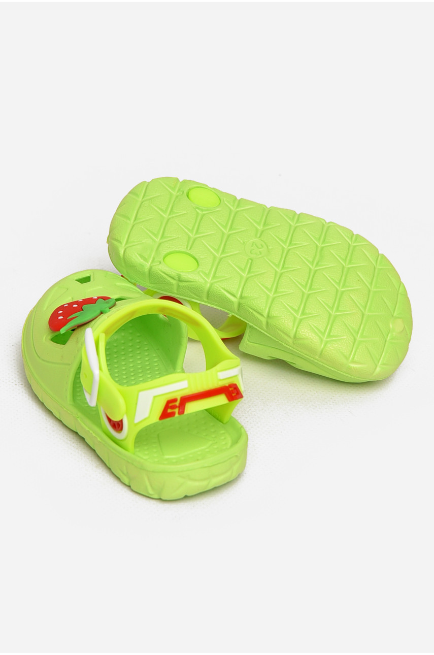 Сандали детские пена для девочки салатового цвета 51-188 212800