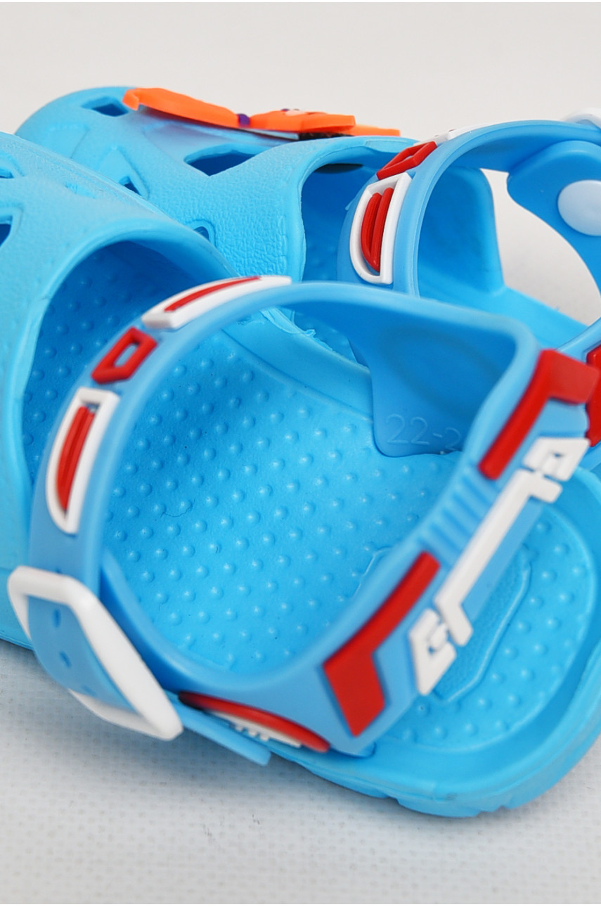 Сандали детские пена для девочки голубого цвета 51-193 212801