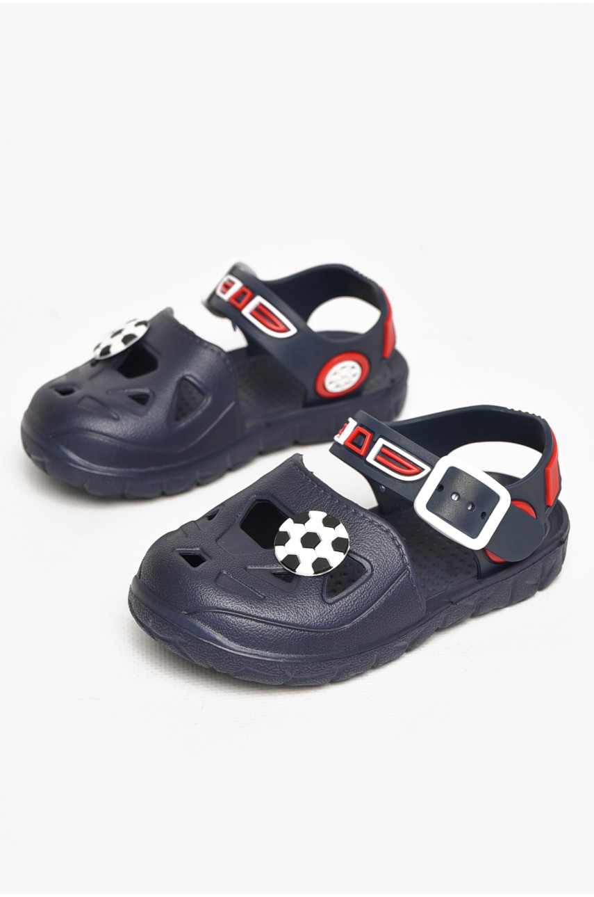 Сандали детские пена для мальчика темно-синего цвета 51-182 212802