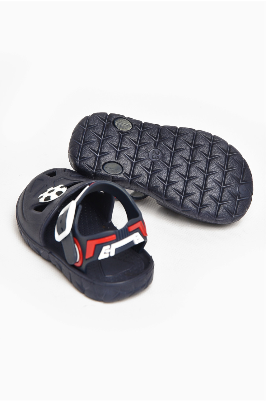 Сандали детские пена для мальчика темно-синего цвета 51-182 212802