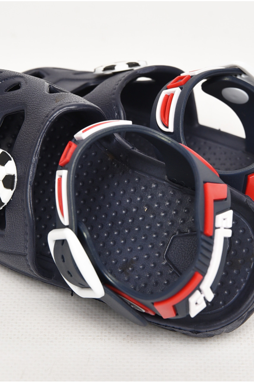 Сандали детские пена для мальчика темно-синего цвета 51-182 212802