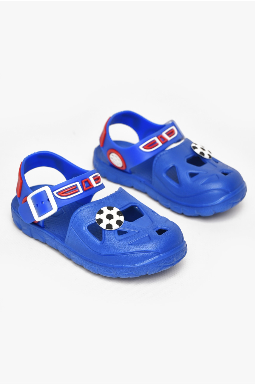 Сандали детские пена для мальчика синего цвета 51-256 212803