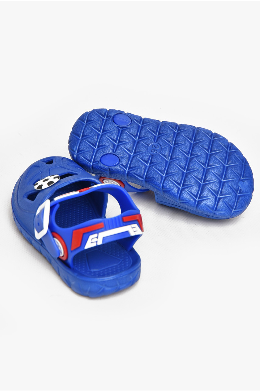Сандали детские пена для мальчика синего цвета 51-256 212803