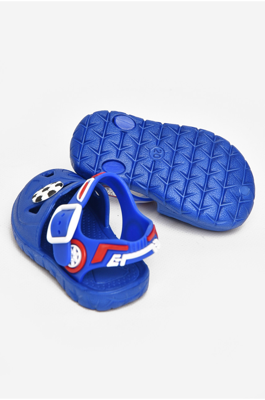 Сандали детские пена для мальчика синего цвета 51-196 212804