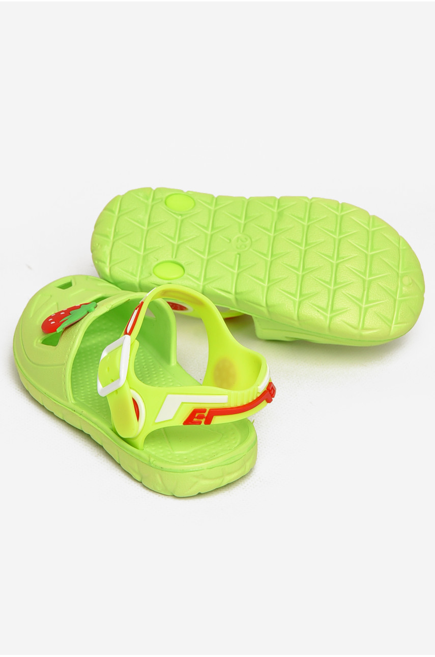 Сандали детские пена для девочки салатового цвета 51-248 212806