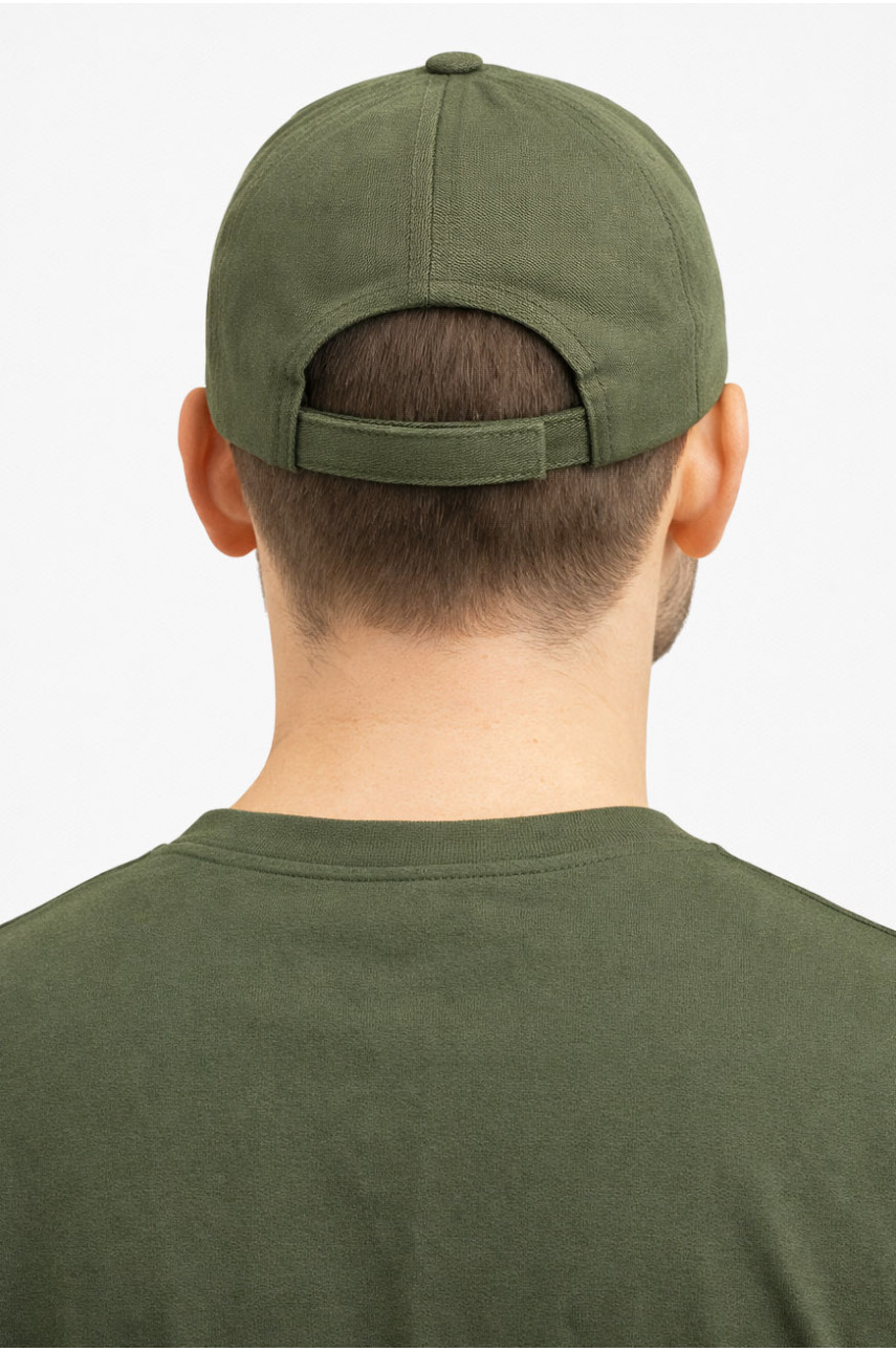 Кепка мужская однотонная цвета хаки 7192 212810