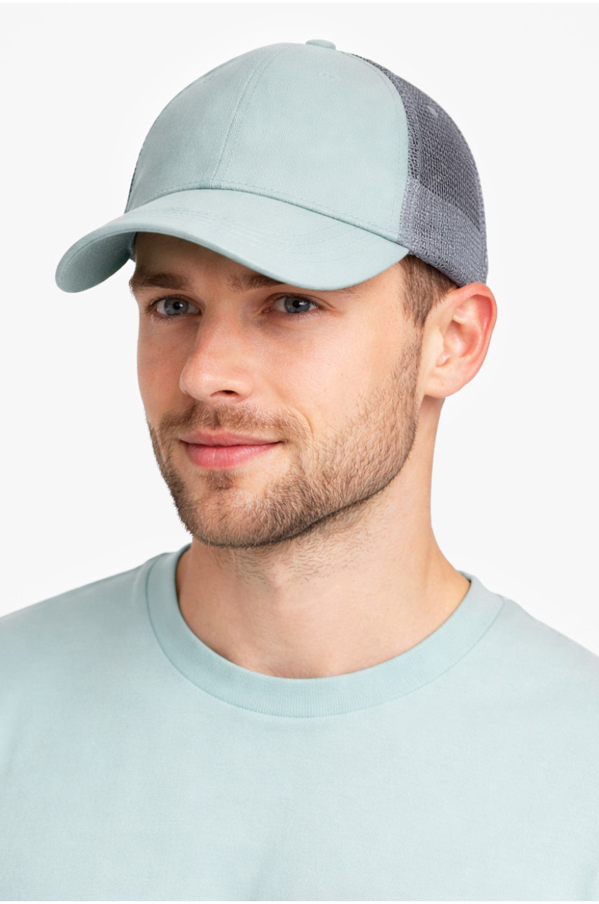 Кепка мужская однотонная мятного цвета 7189 212816