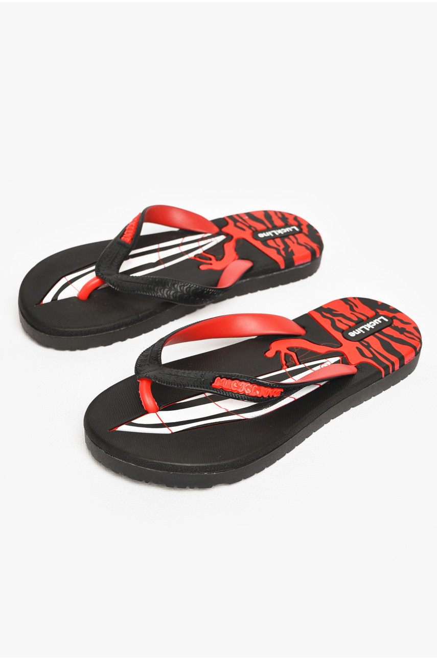 В`єтнамки жіночі піна чорно-червоного кольору 2002 212837