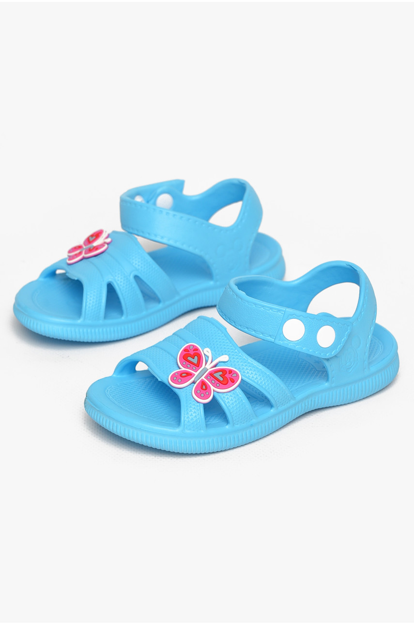Босоножки детские для девочки голубого цвета 5001-253 212854