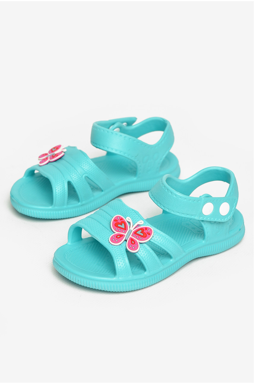 Босоножки детские для девочки бирюзового цвета 5001-252 212858