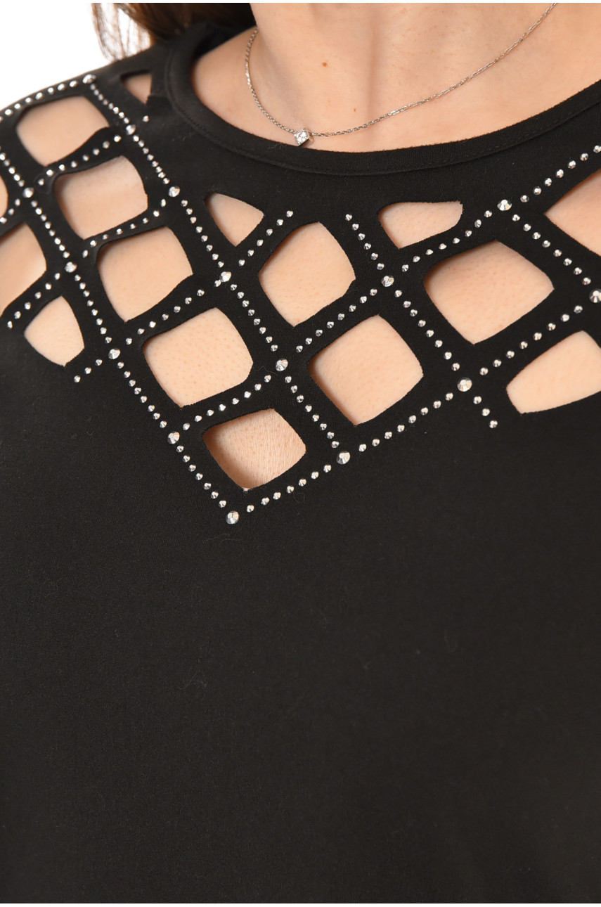 Кофта жіноча чорного кольору 212865