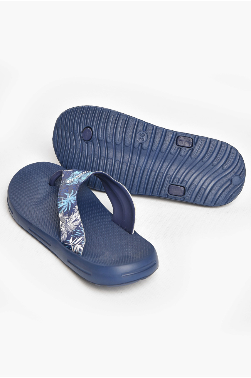 Вьетнамки женские темно-синего цвета 506-3в 212878