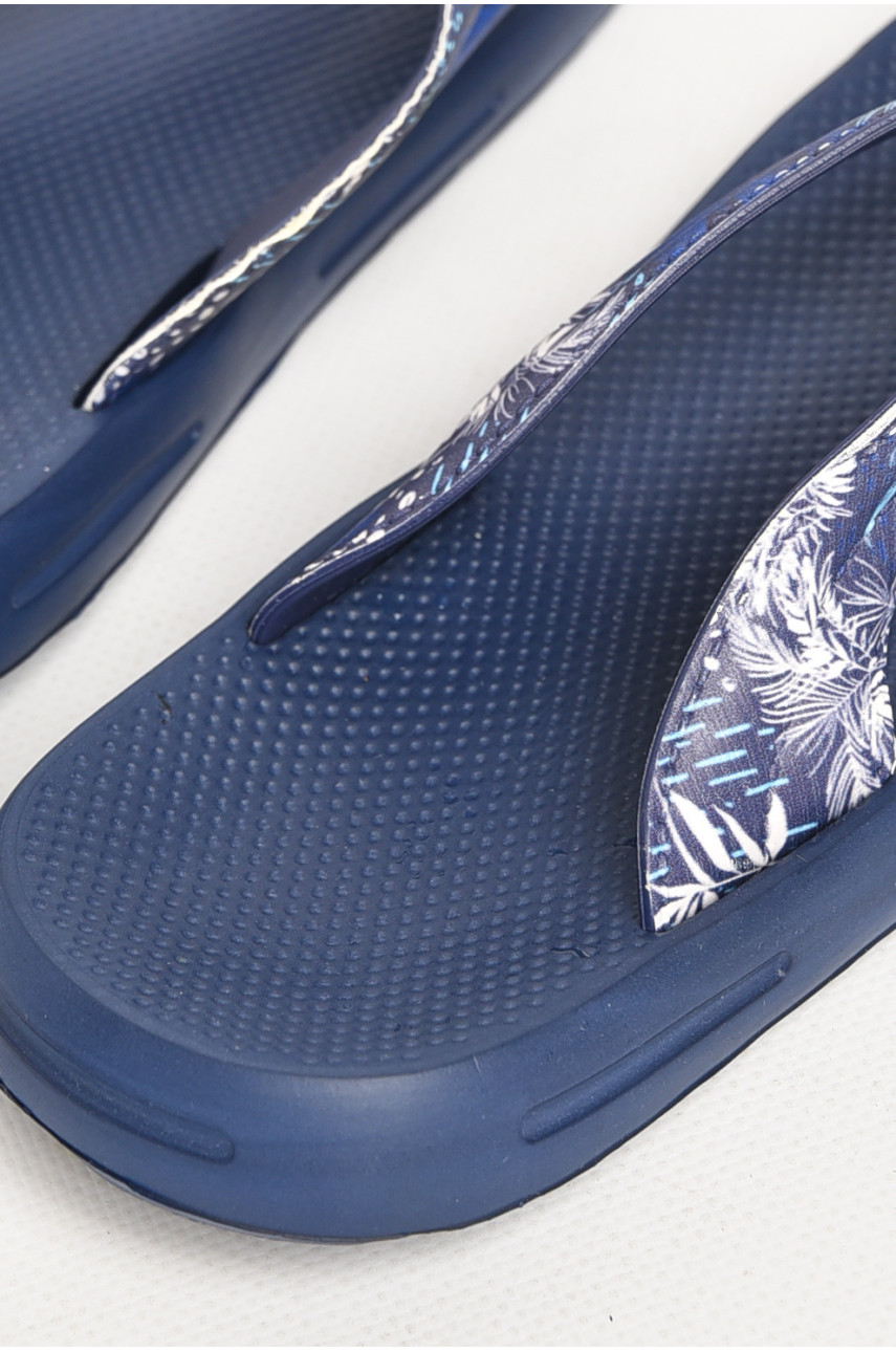 Вьетнамки женские темно-синего цвета 506-3в 212878