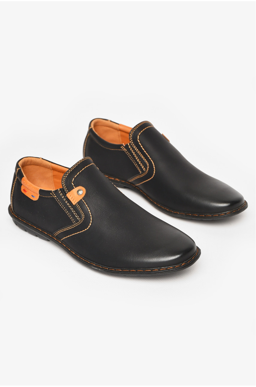 Туфли подростковые для мальчика черного цвета С-Т33-97-А 212883