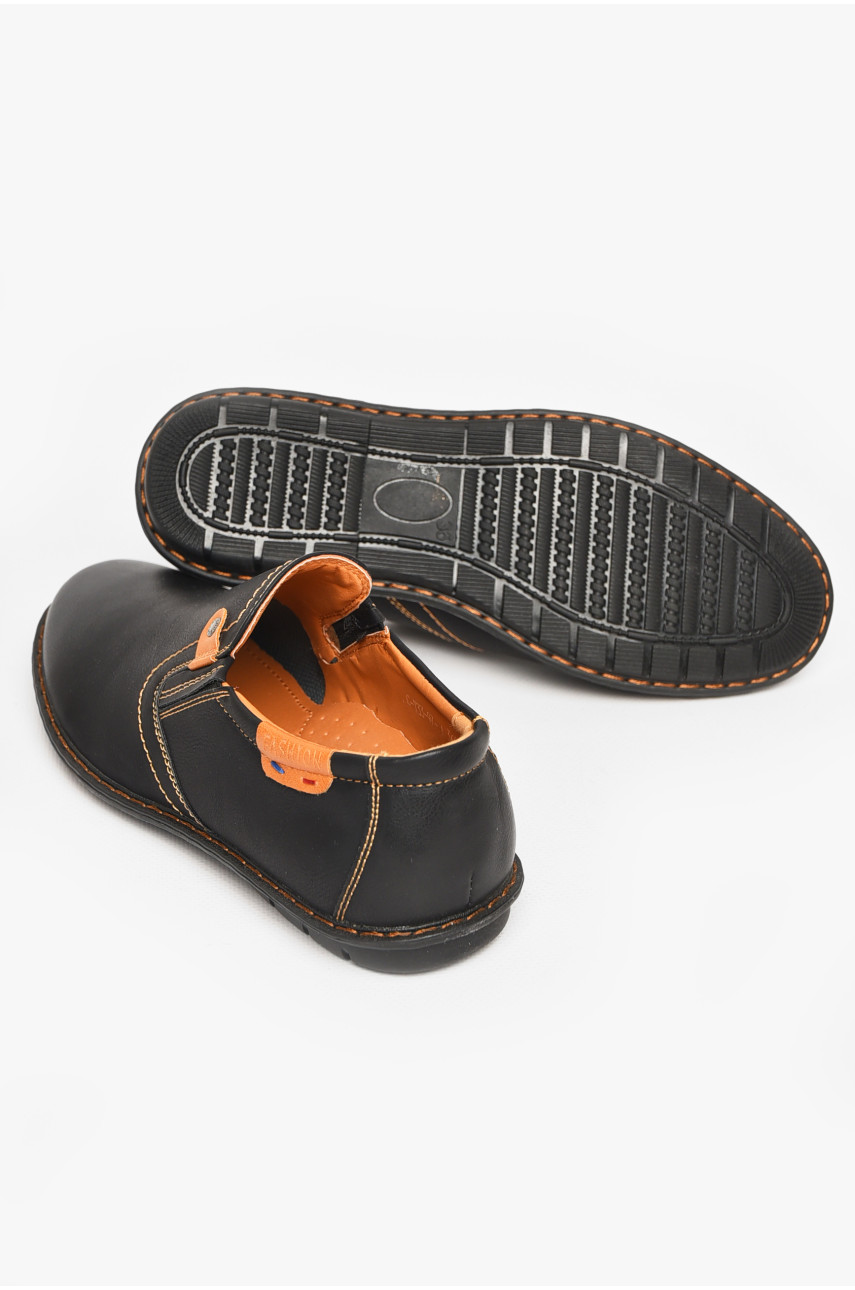 Туфли подростковые для мальчика черного цвета С-Т33-97-А 212883