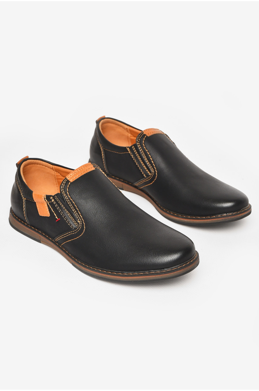 Туфли подростковые для мальчика черного цвета С-Т34-03-А 212884