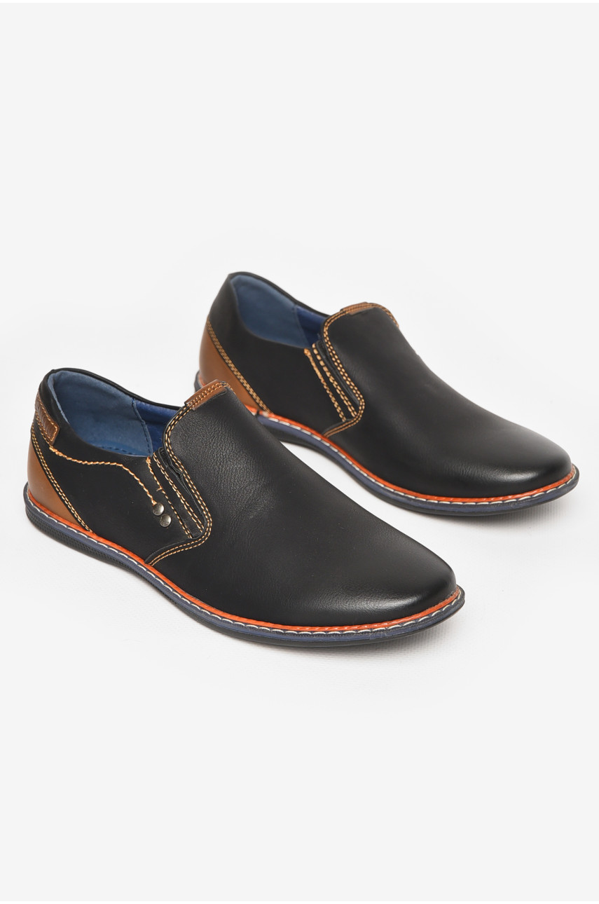 Туфли детские для мальчика черного цвета С-Т34-14-А 212888