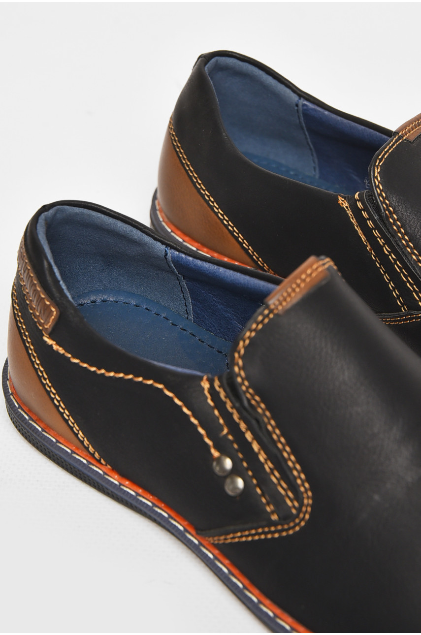 Туфли детские для мальчика черного цвета С-Т34-14-А 212888