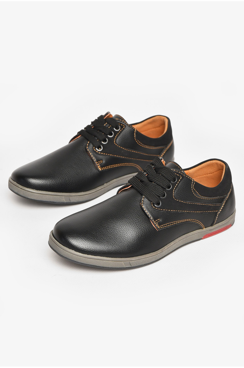 Туфли детские для мальчика черного цвета С-Т34-10-А 212889