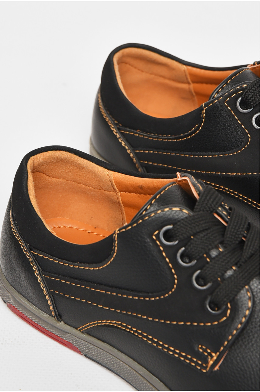 Туфли детские для мальчика черного цвета С-Т34-10-А 212889