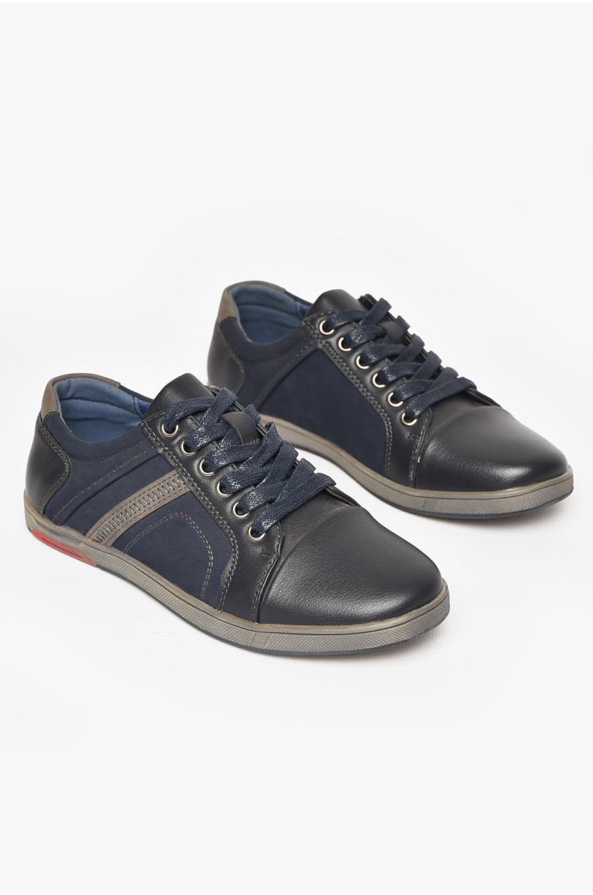 Туфли детские для мальчика темно-синего цвета С-Т34-09-В 212890