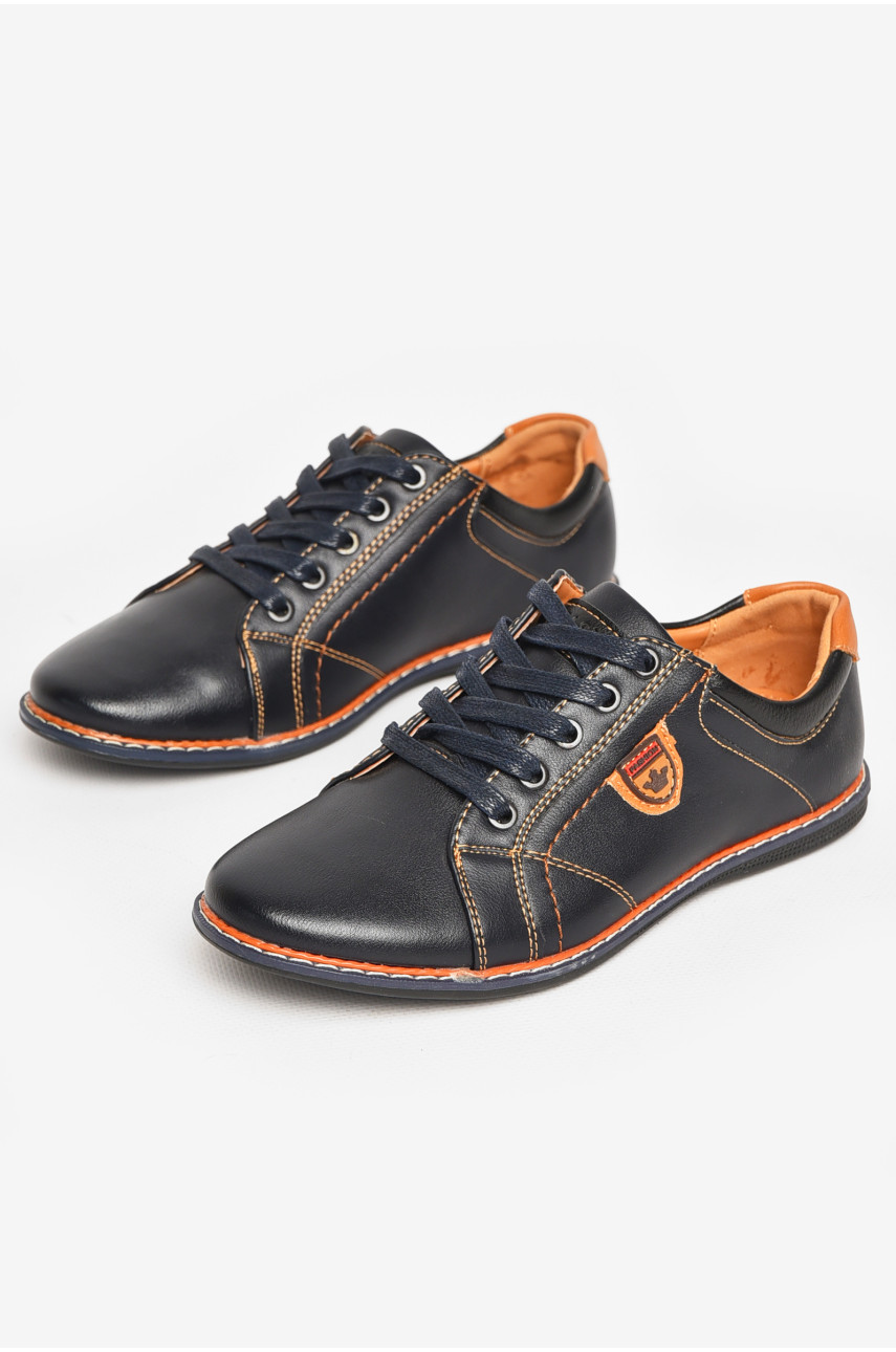 Туфли детские для мальчика темно-синего цвета С-Т34-13-В 212891