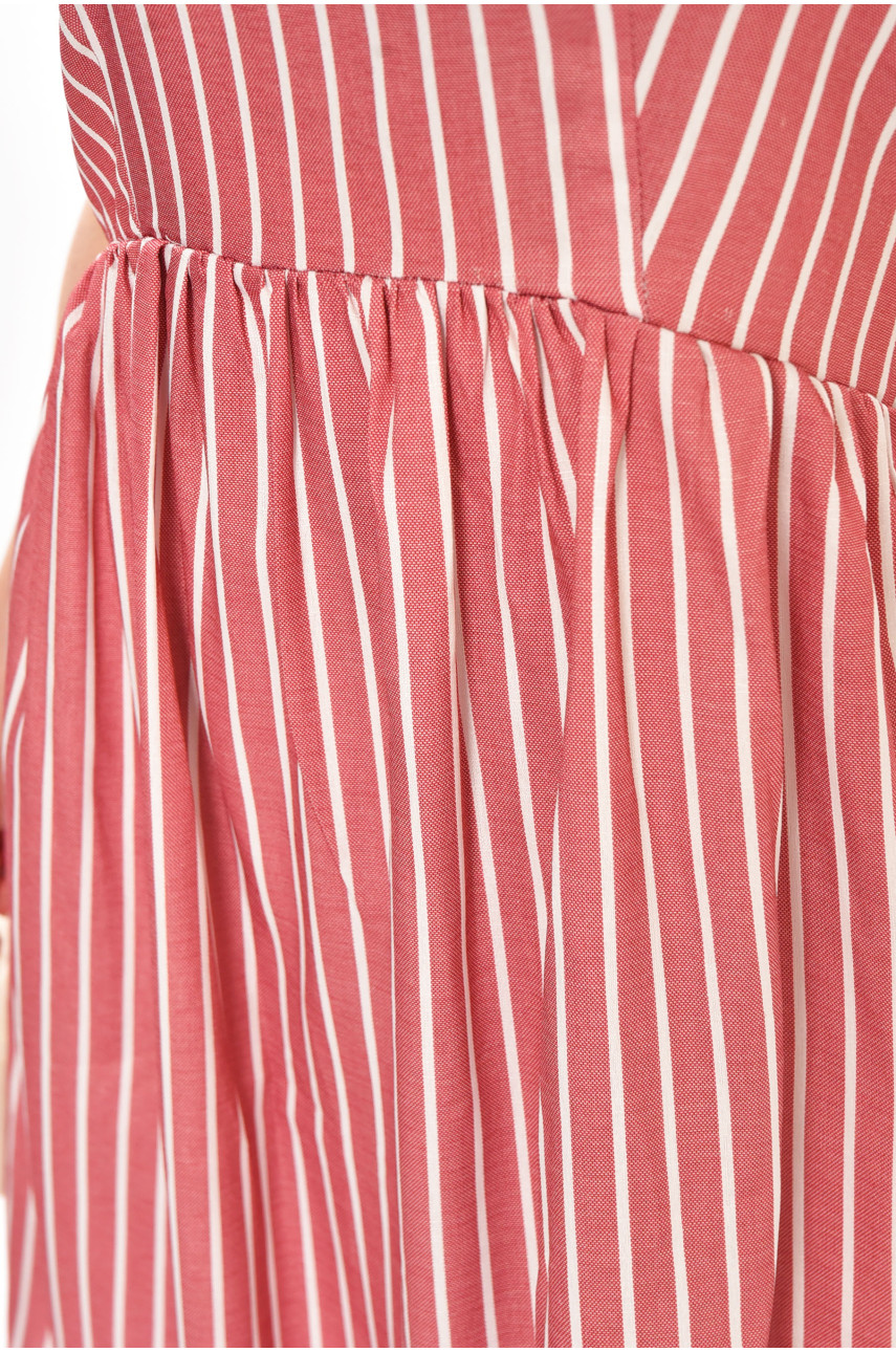 Платье женское розового цвета с принтом 414 212898