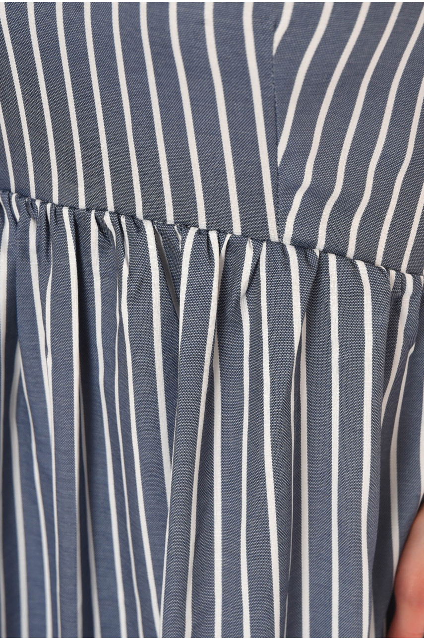 Платье женское синего цвета с принтом 414 212900