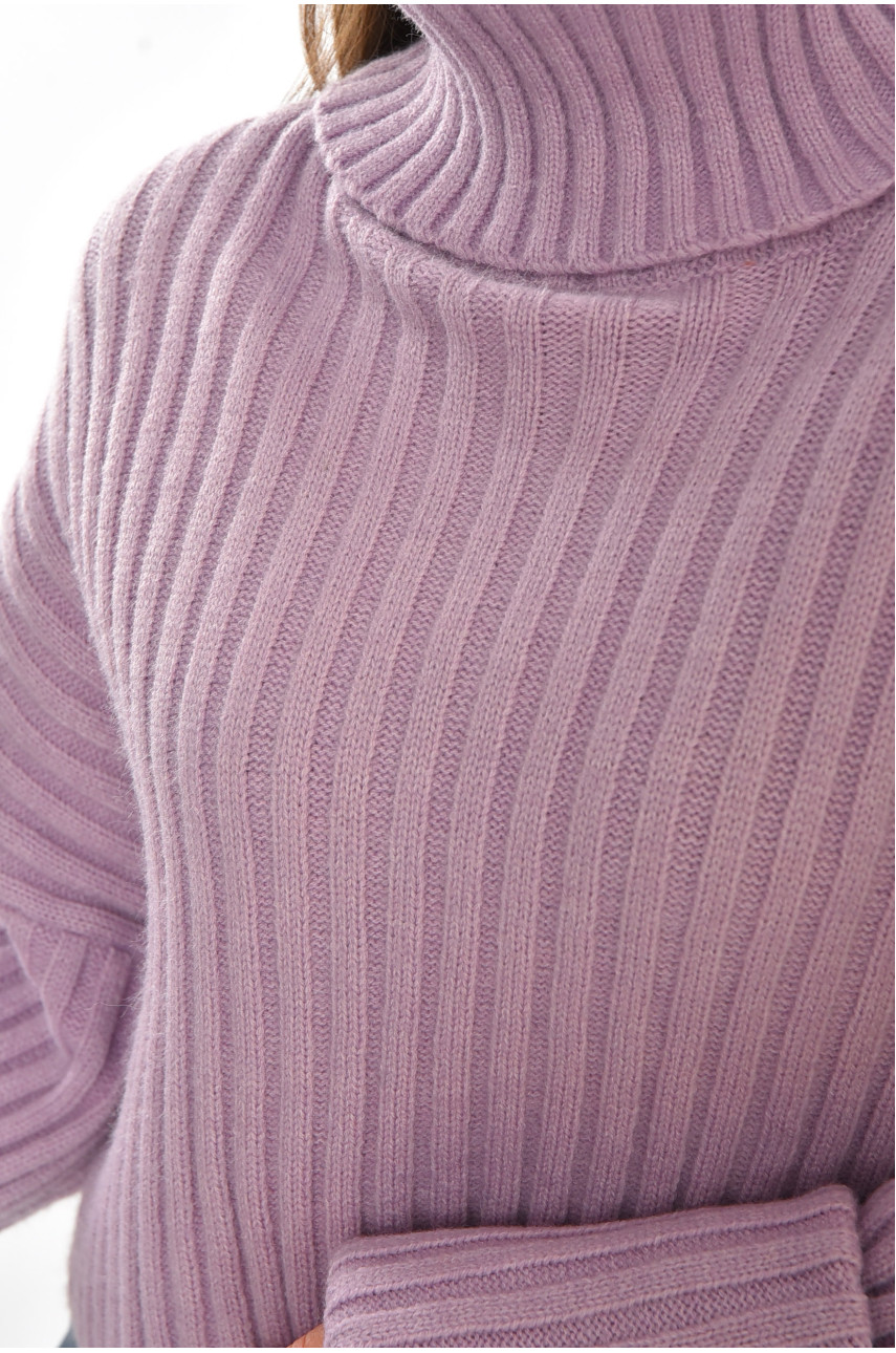 Светр жіночий бузкового кольору 212912