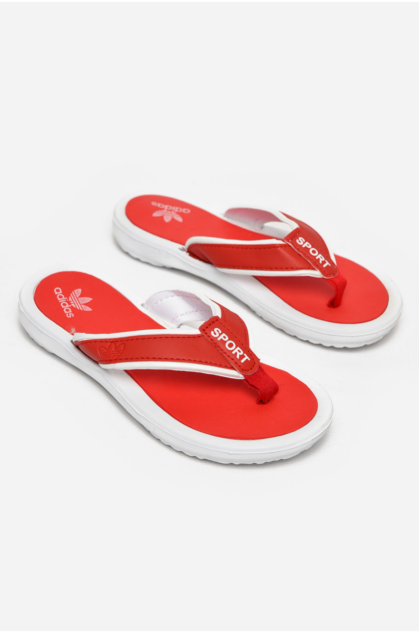 Вьетнамки женские бело-красного цвета 4880-3 212922