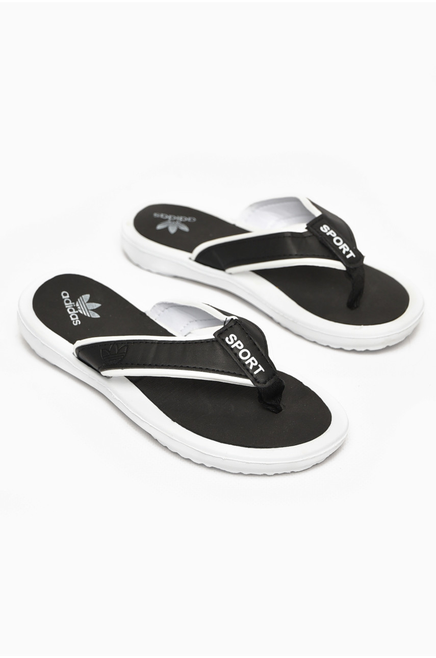 Вьетнамки женские черно-белого цвета 4880-3 212925