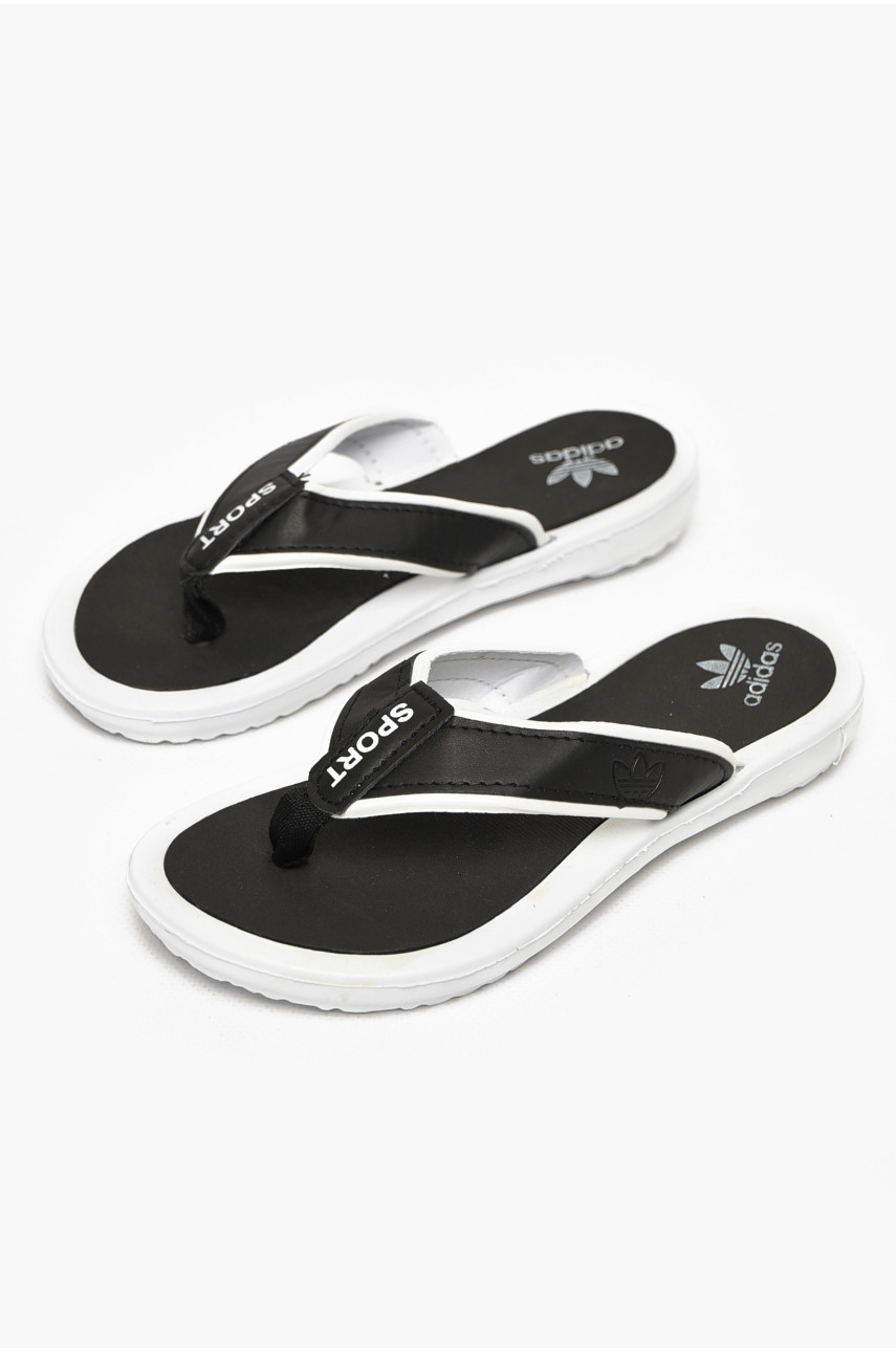 Вьетнамки женские черно-белого цвета 4880-3 212925