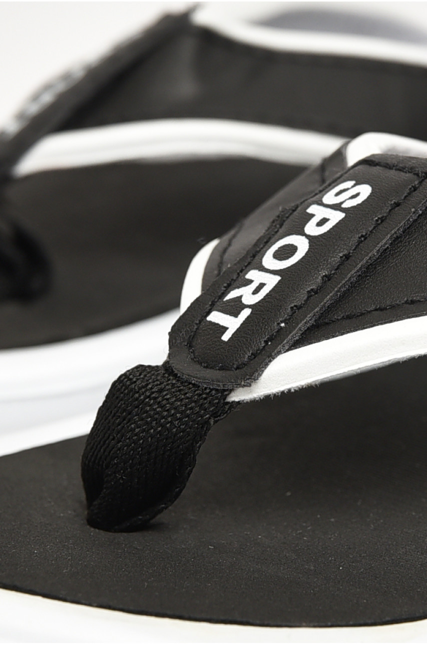 В`єтнамки жіночі чорно-білого кольору 4880-3 212925