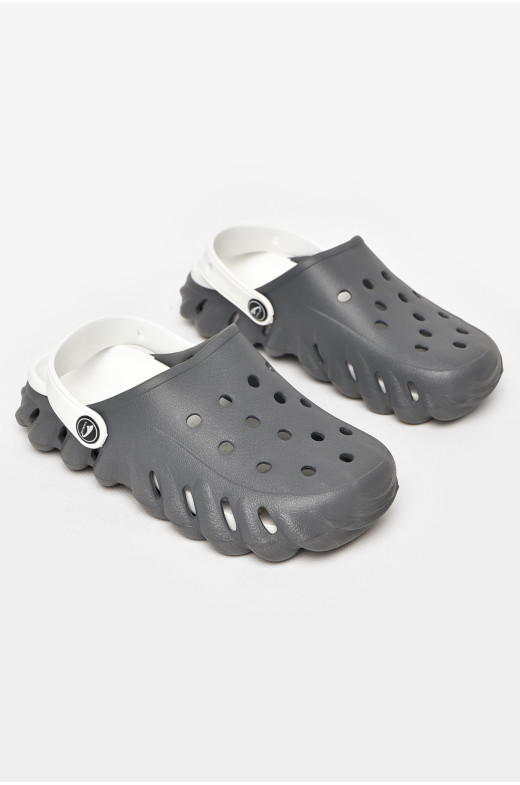 Кроксы женские серого цвета 5061-380 212955