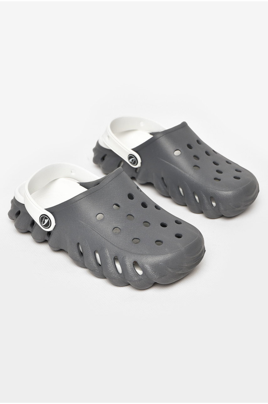 Кроксы женские серого цвета 5061-380 212955